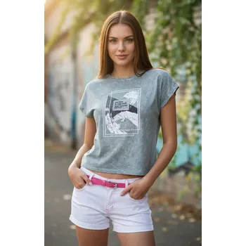 Dámské tričko Dámské krátké tričko Crop Top