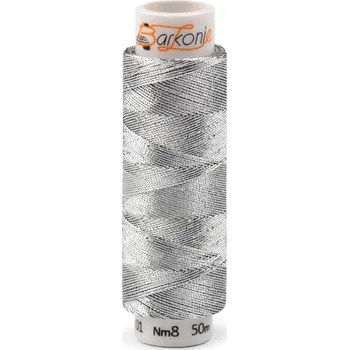 Nit Majjam Metalické nitě Elisabeth - stříbrná