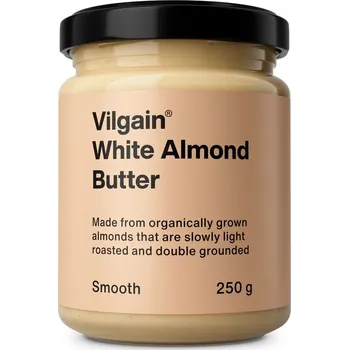 Vilgain Bílé mandlové máslo z blanšírovaných mandlí BIO – smooth 250 g