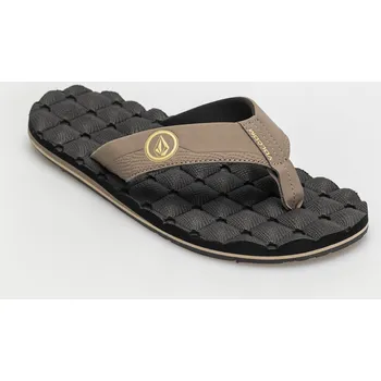 Pánské žabky Volcom Recliner (khaki) 39, šedá