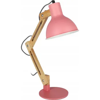 Lampička Stolní lampa 1xE27/40W/230V růžová