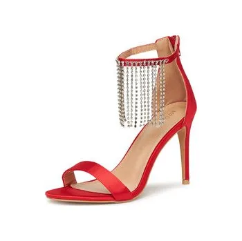 Dámská obuv Sandály DeeZee RK01-22 Červená 36