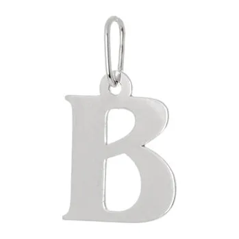 Přívěsek Přívěšek písmeno B z bílého zlata PA0064BBF
