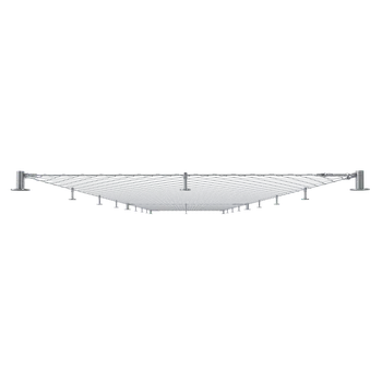 Pletivo KOVIAN, s.r.o. Set pro fasádní lanovou stěnu, 1,8 x 10 m, odsadenie 100 mm