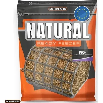 Návnadová surovina Sonubaits Natural Ready Feeder Fish 750g