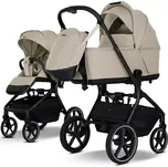 MY JUNIOR kombinovaný kočárek Mavi se skládací korbou Sandstone Beige