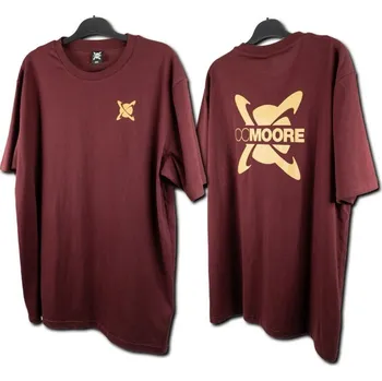 Pánské tričko CC Moore Tričko Burgundy T shirt vel. L