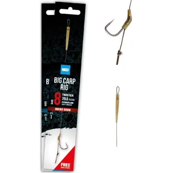 Nash Návazec Big Carp Rig Barbed 2