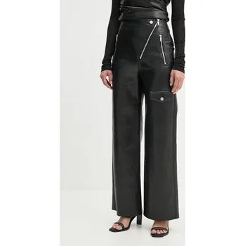 Dámské kalhoty Kalhoty Nanushka HAYES NW24FWPA45300 černá 99X, vel. M