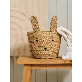 Úložný box Sinsay - Pletený úložný koš - béžová - 172IA-08X - 172IA-08X-ONE