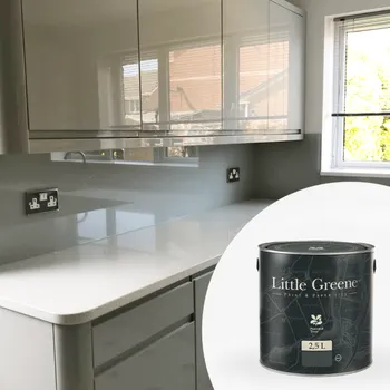 Lak na dřevo Little Greene Barva na dřevo na kuchyňskou linku - Vysoký lesk - 2,5L - Intelligent Gloss Vyberte odstín:: Phthalo Green (199)