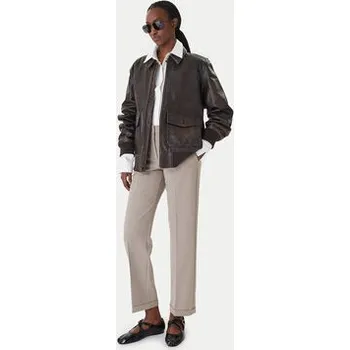 MAX&Co. Kalhoty z materiálu Orata 2616131091200 Šedá Regular Fit 42