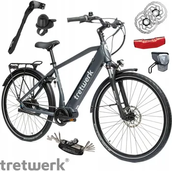Elektrokolo Elektrokolo Pánské Dámské Městské 28" SHIMANO Nexus LCD 250W Hliníkové