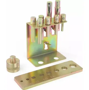 dílenský stroj Lisovací přípravky / piny / kolíky / čepy pro dílenské lisy - sada (TrueTech)