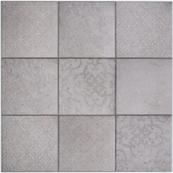 Obklad Mozaika WzorcowniaStudio 30 x 30 cm, odstíny šedé a stříbrné