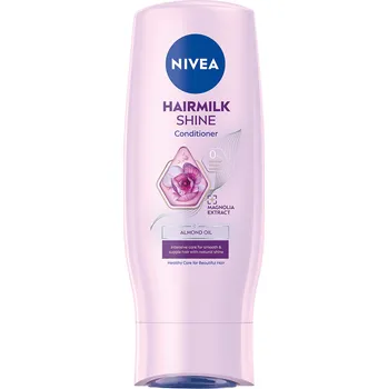 Kondicionér na vlasy NIVEA Hairmilk Shine 200 ml regenerační a hydratační