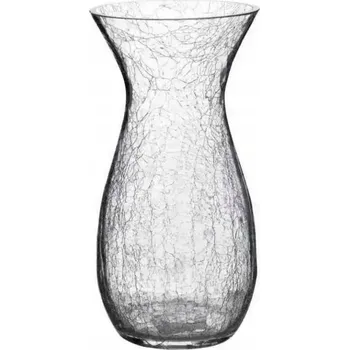 Váza Dekorativní váza skleněná s efektem prasklého sklo 25x13 HTID5723