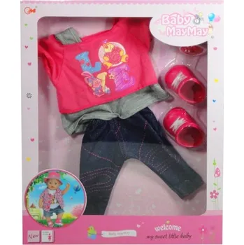 Doplněk pro panenku Oblečení pro panenku miminko 43-46 cm - sada