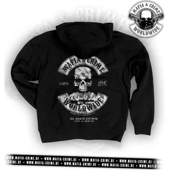 Pánská mikina Pánská mikina Mafia & Crime Worldwide black/camo velikost: L
