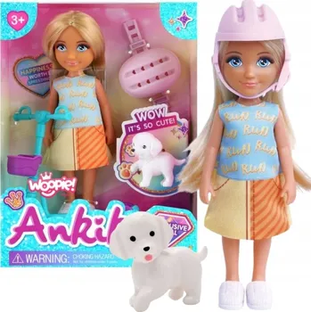 PANENKA SE PEJSKEM NA KOLOBĚŽCE SPORT ZÁBAVA WOOPIE