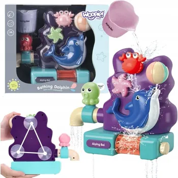 WOOPIE hračka do vany koupele s delfínem + hrnek