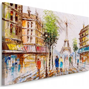 Obraz Obraz do obýváku PAŘÍŽ Eiffelova věž Malba 30x20