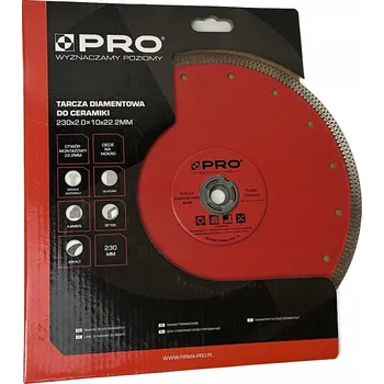Příslušenství k brusce Diamantový kotouč celoobvodový 230x2x22,2 na keramiku PRO