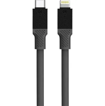 Datový kabel Tactical Fat Man Cable USB-C/Lightning 1m Grey