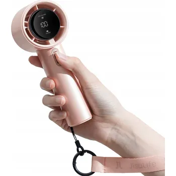 Domácí ventilátor Mini ventilátor JISULIFE fan pro1, růžový