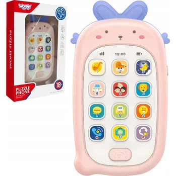 Hračka pro nejmenší WOOPIE Interaktivní telefon s zvuky – mobilní telefon