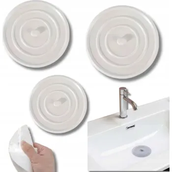 sítko a zátka do dřezu Univerzální zátky do vany, dřezu a odpadu - Gumová zátka do umyvadla