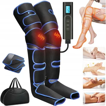 Masážní přístroj LYMFODRENÁŽNÍ PŘÍSTROJ TLAKOVÁ MASÁŽNÍ PŘÍSTROJ NA NOHY PRESOTERAPIE 6 REŽIMŮ