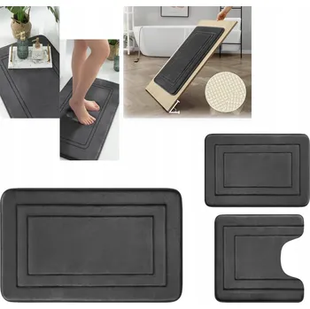 Koupelnová předložka 3dílná protiskluzová KOUPELNOVÁ PŘEDLOŽKA SAVÁ SADA ROHOŽEK