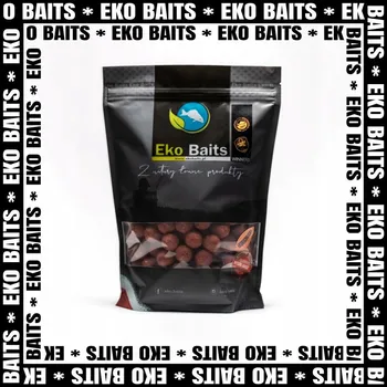 Boilies PROTEINOVÉ KULIČKY EKO BAITS SÉRIE BROWN JAHODA 20 MM