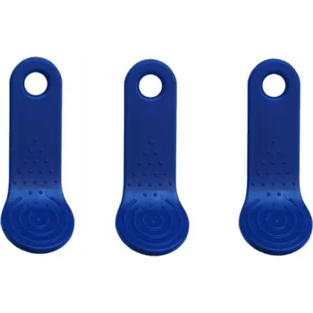 Zabezpečení domácnosti Programovatelný čip iButton RW1990 pro Dallas, 3 kusy, modrý