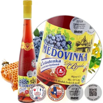 Medovina Medovinka ČELADENKA 0,5l Jankar - tři světová ocenění + evropské