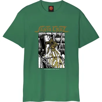 Pánská móda santa cruz Pánské triko pace dungeon front tee pine