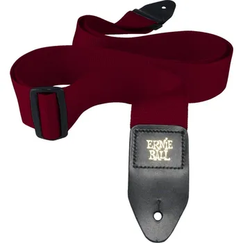 Kytarový popruh Ernie Ball Polypro Strap Burgundy + prodloužená záruka 3 roky