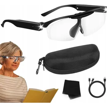 LUPA S LED OSVĚTLENÍM NABÍJENÁ PŘES USB PRO HODINÁŘE A ZLATNÍKY