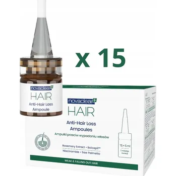 Přípravek proti padání vlasů Ampule proti vypadávání vlasů Novaclear Hair