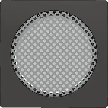 Elektrická zásuvka ABB Zoni 5016T-A00075 237 Kryt ovládání pro reproduktor AudioWorld, s kulatou mřížkou matná černá 5016T-A00075 237
