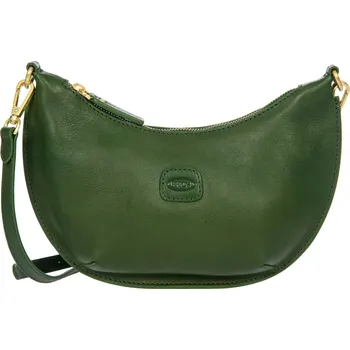 Kabelka Kožená kabelka Bric`s Volterra Mini Luna Bag Pine