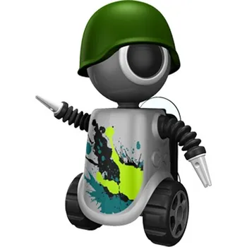 Flipper Robot antibakteriální kryt na zubní kartáček šedý, 1 ks