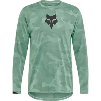 cyklistický dres FOX Ranger TruDri LS dres pine, S
