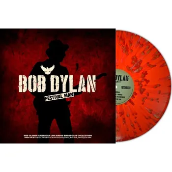 Zahraniční hudba BOB DYLAN - WNEW FM Broadcast Woodstock Festival II Suagerties NY 14th August 1994 (Red/White Splatter Vinyl) (LP)