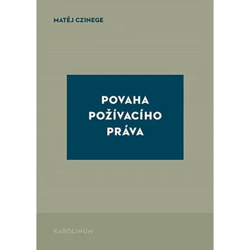 Kniha Povaha požívacího práva