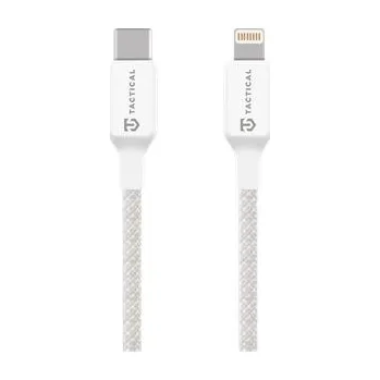Datový kabel Tactical Stitch Thread Cable USB-C/Lightning 2m White