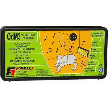 Zvířecí past Plašič na myši a kuny OdM3 slyšitelný včetně adaptéru