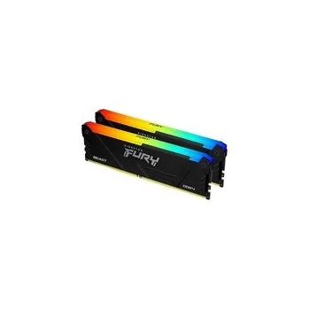 Operační paměť Kingston DIMM DDR4 64GB (Kit of 2) 3600MT s CL18 FURY Beast RGB, XMP