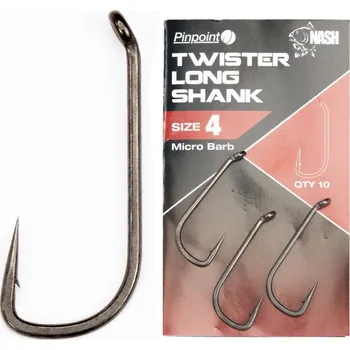 Nash Háčky Pinpoint Twister Long Shank vel. 6